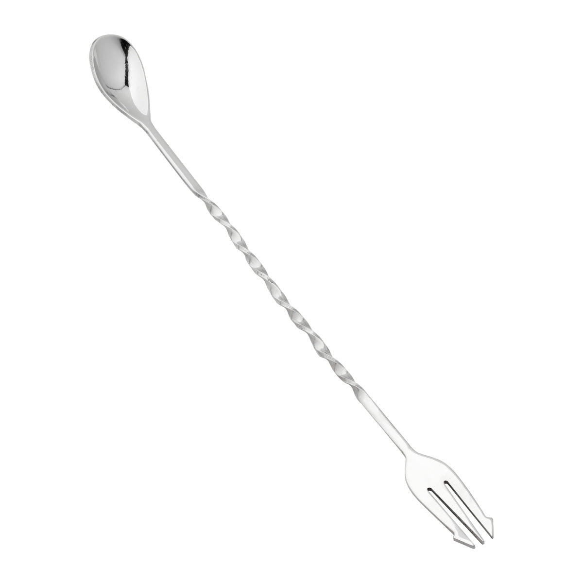 American Metalcraft BS13T Twisted Trident Bar Fork & Spoon Set - 13