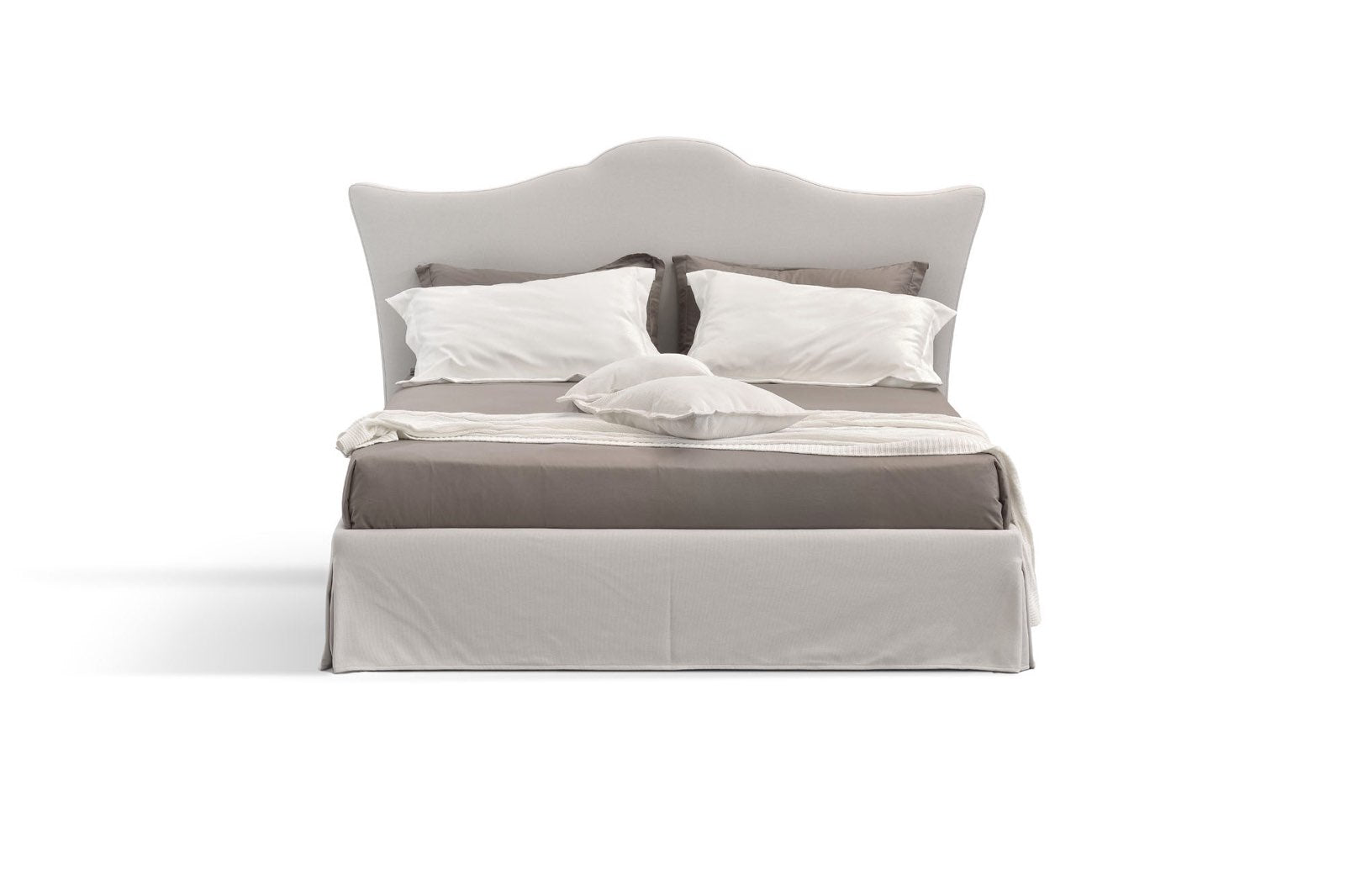 Novaluna Cleo Platform Bed - Italian Made Modern Bed Frame for Bedroom, Living Room & Guest Room - Stylish & Durable Design for Home Decor