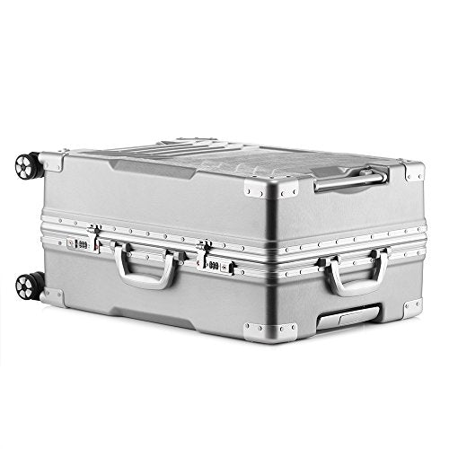 Durable Aluminum Frame & Scratch-Resistant PC Shell Trolley Luggage - 20