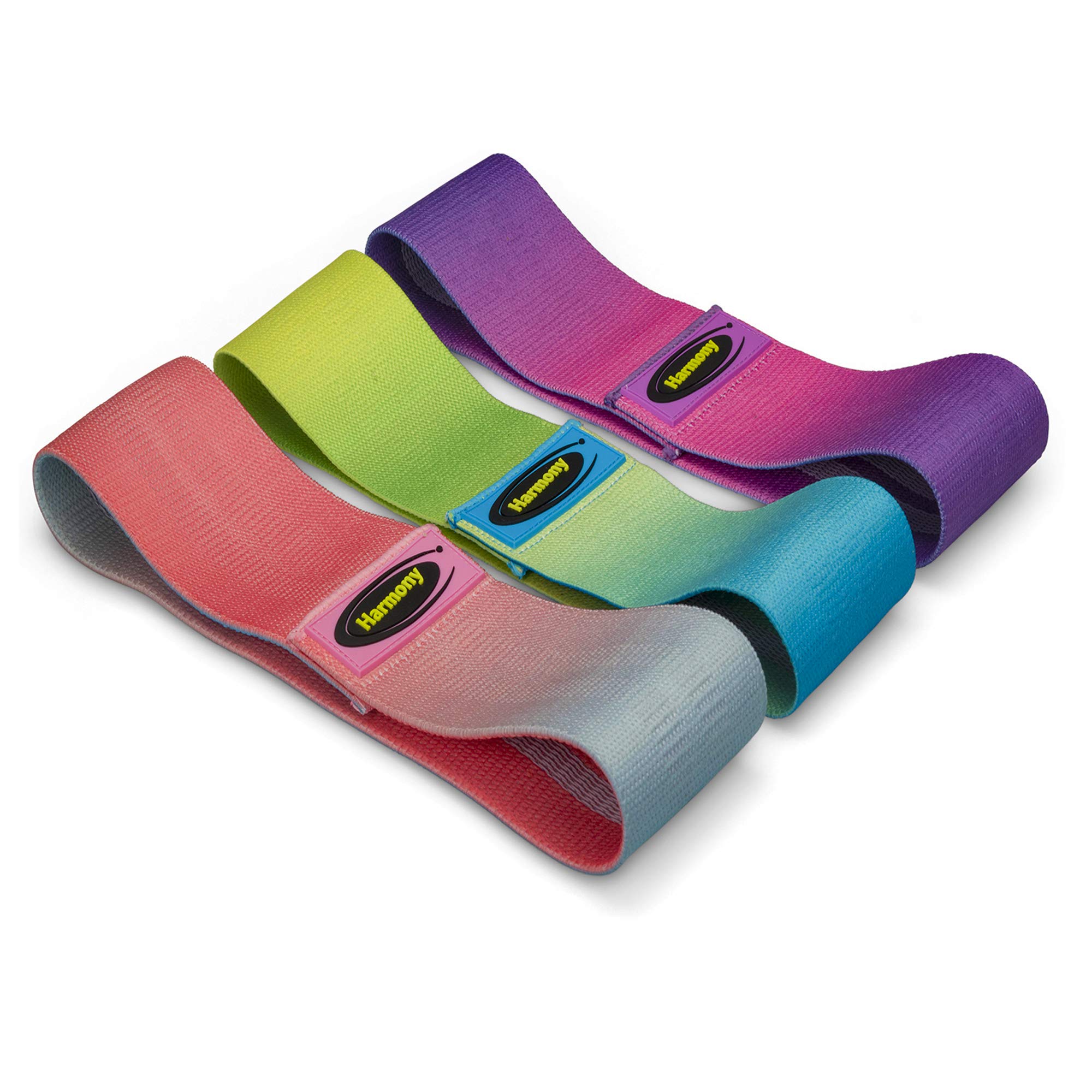 Premium Non-Slip Fabric Resistance Bands Set for Women - 3 Levels Booty Bands for Glute, Hip & Leg Workouts - Includes Sweat Headband, Wristband & Storage Backpack (7-Piece Set) - Perfect for Home Gym, Yoga, Pilates & Fitness Training