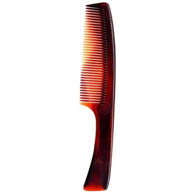 Men's Pocket Comb with Handle - Compact & Portable Hair Grooming Tool for Travel, Office & Everyday Use (1 Pack)