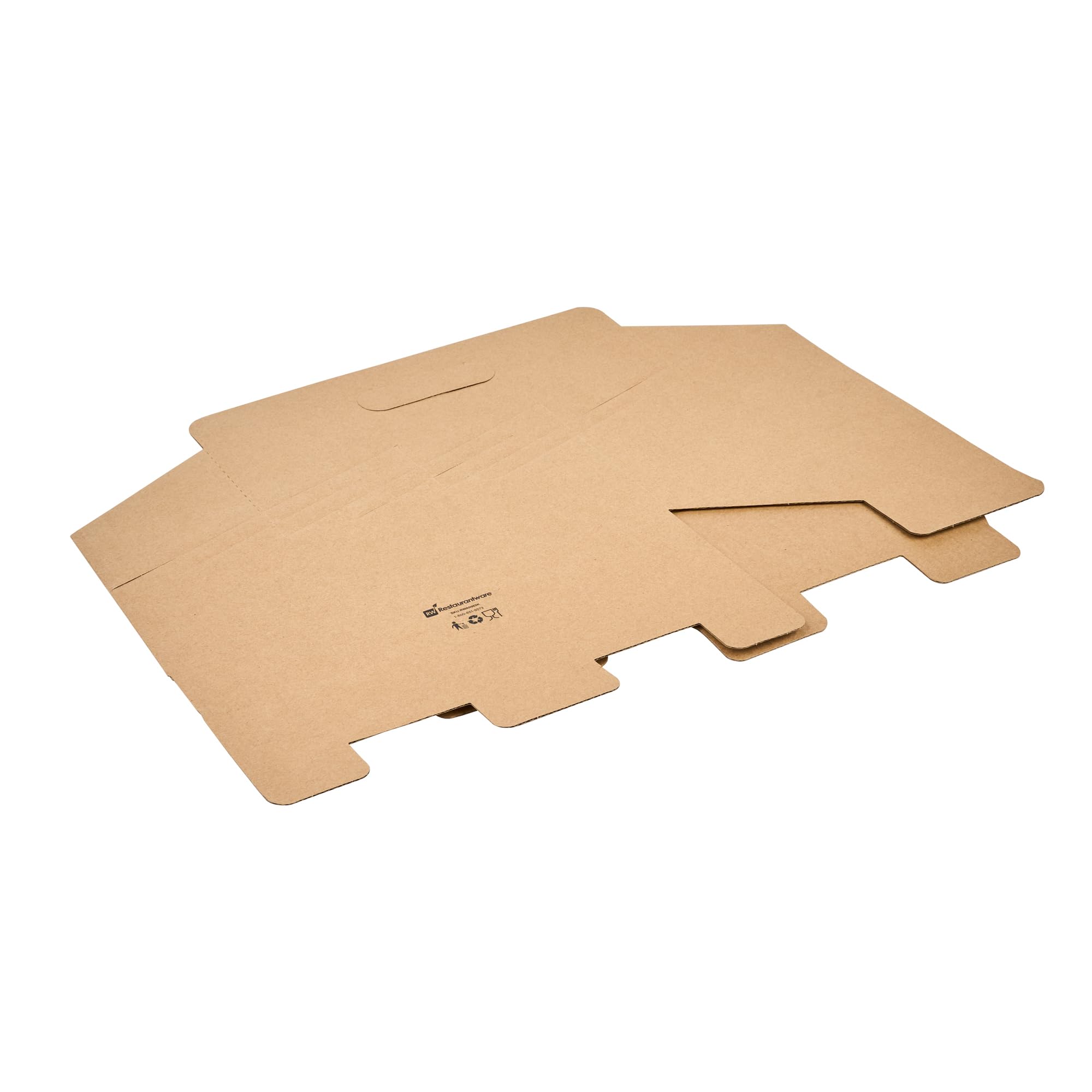 Restaurantware Altalena 100-Pack Disposable Drink Carriers with Handles - Kraft Paper Cup Holders for 6 Beverages | Perfect for Coffee Delivery, Takeout, and Catering Services
