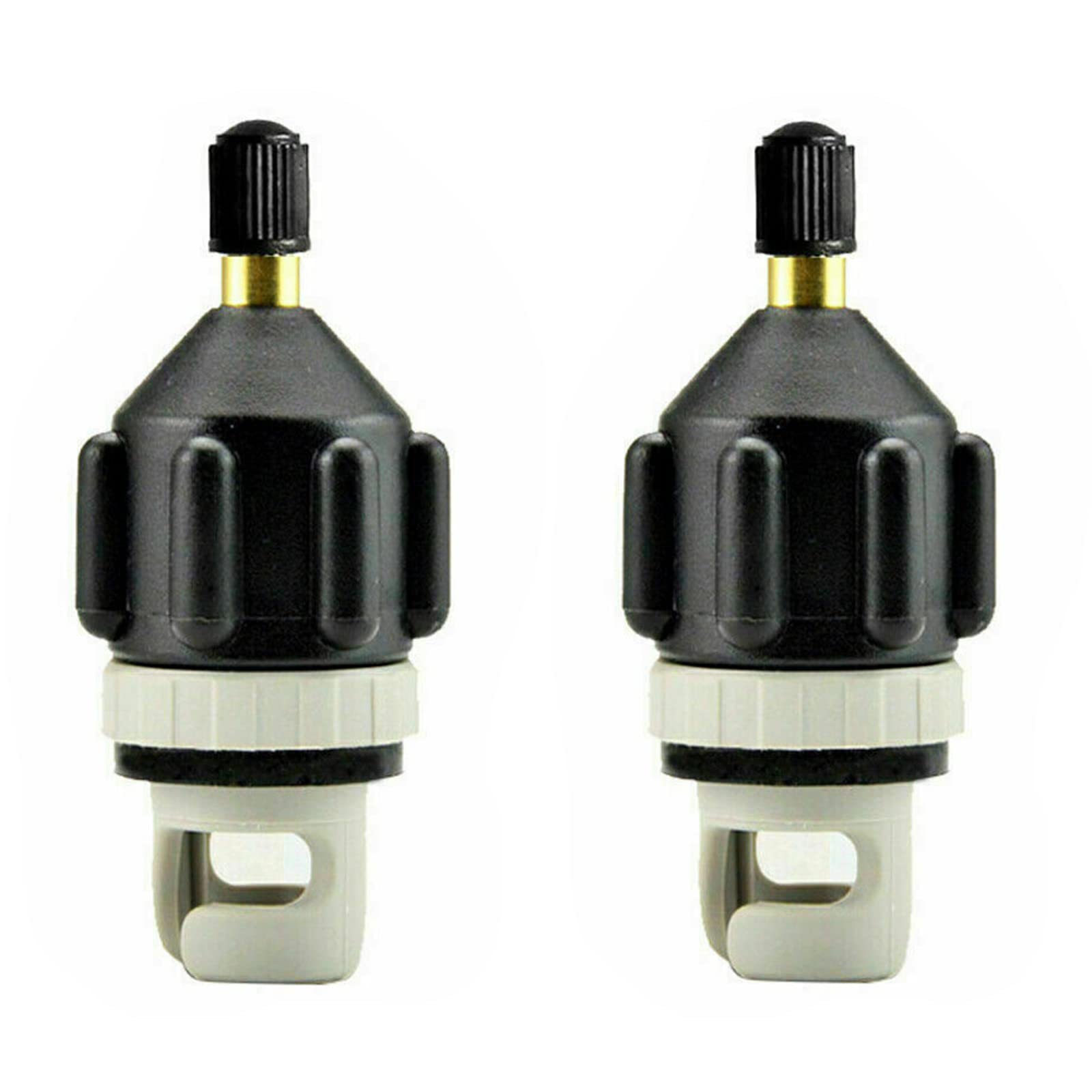 FASTROHY 2-Pack Inflatable Boat SUP Pump Adapter - Universal Air Valve Connector for Kayak, SUP Board, Rowing Boats & Tires | Perfect for Water Sports, Camping & Emergency Repairs