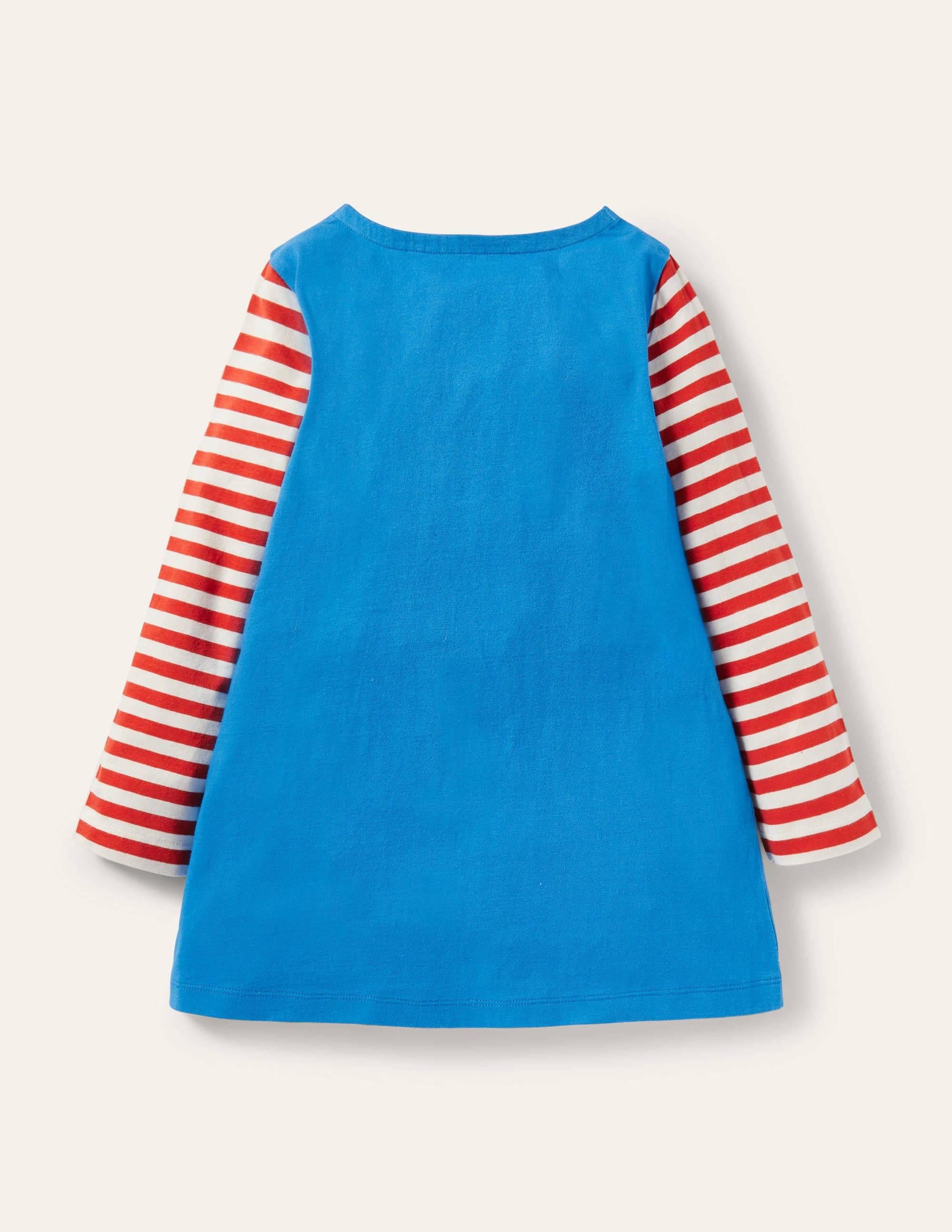 Stylish Appliqué Pocket Tunic in Moroccan Blue - Perfect for Doctors & Medical Professionals | Comfortable Workwear for Healthcare Settings