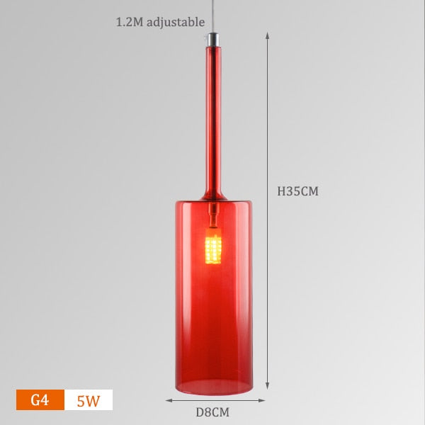Stylish Glass Pendant Hanging Lights for Modern Home Decor - Perfect for Dining Room, Kitchen Island & Bedroom Lighting