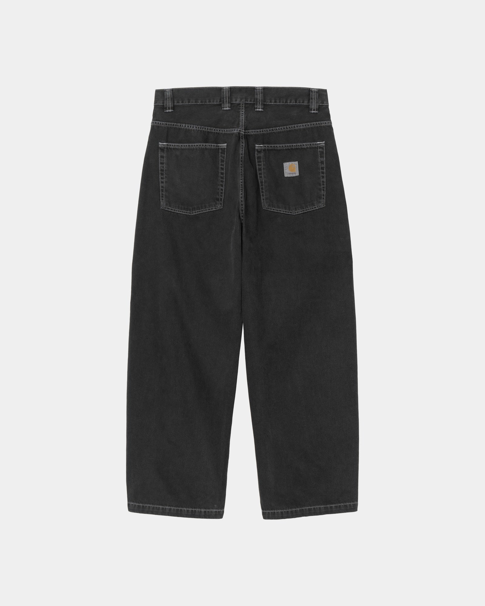Brandon Men's Twill Pants - Stone Dyed Black Casual Trousers for Work, Travel & Everyday Wear