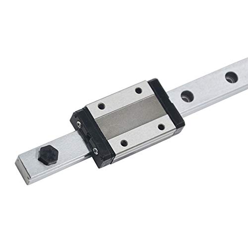 MGN12 300mm Linear Rail Guide with MGN12H Stainless Steel Carriage Block - High Precision Linear Motion System for Ender 3, CoreXY, Tronxy, Delta Kossel 3D Printer Upgrades & CNC Machines | Perfect for 3D Printing, Laser Cutting, and Industrial Automation Applications