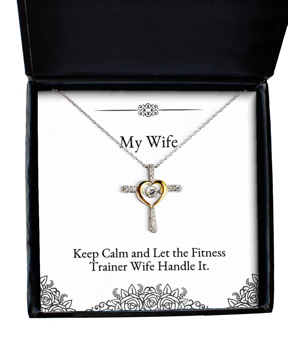 Fitness Trainer Wife Necklace - Fun Holiday Gift for Her - Perfect for Dance & Workout