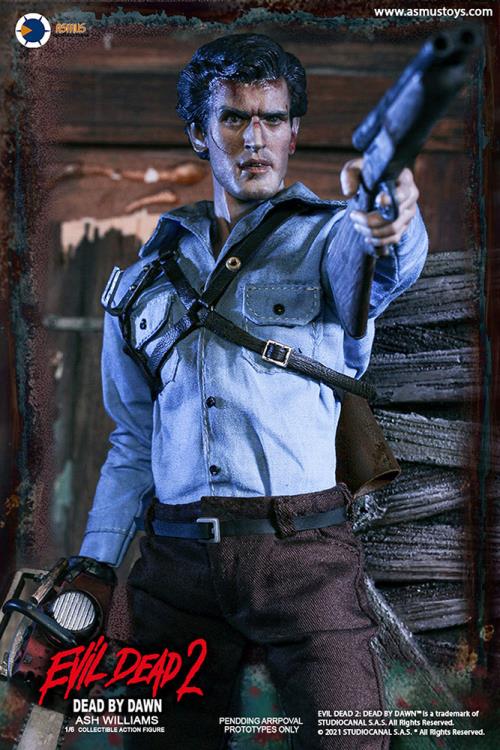 Asmus Toys 1/6 Scale Evil Dead 2 Dead by Dawn Ash Williams Collectible Action Figure EDA001 - Perfect for Horror Movie Fans & Action Figure Collectors Display