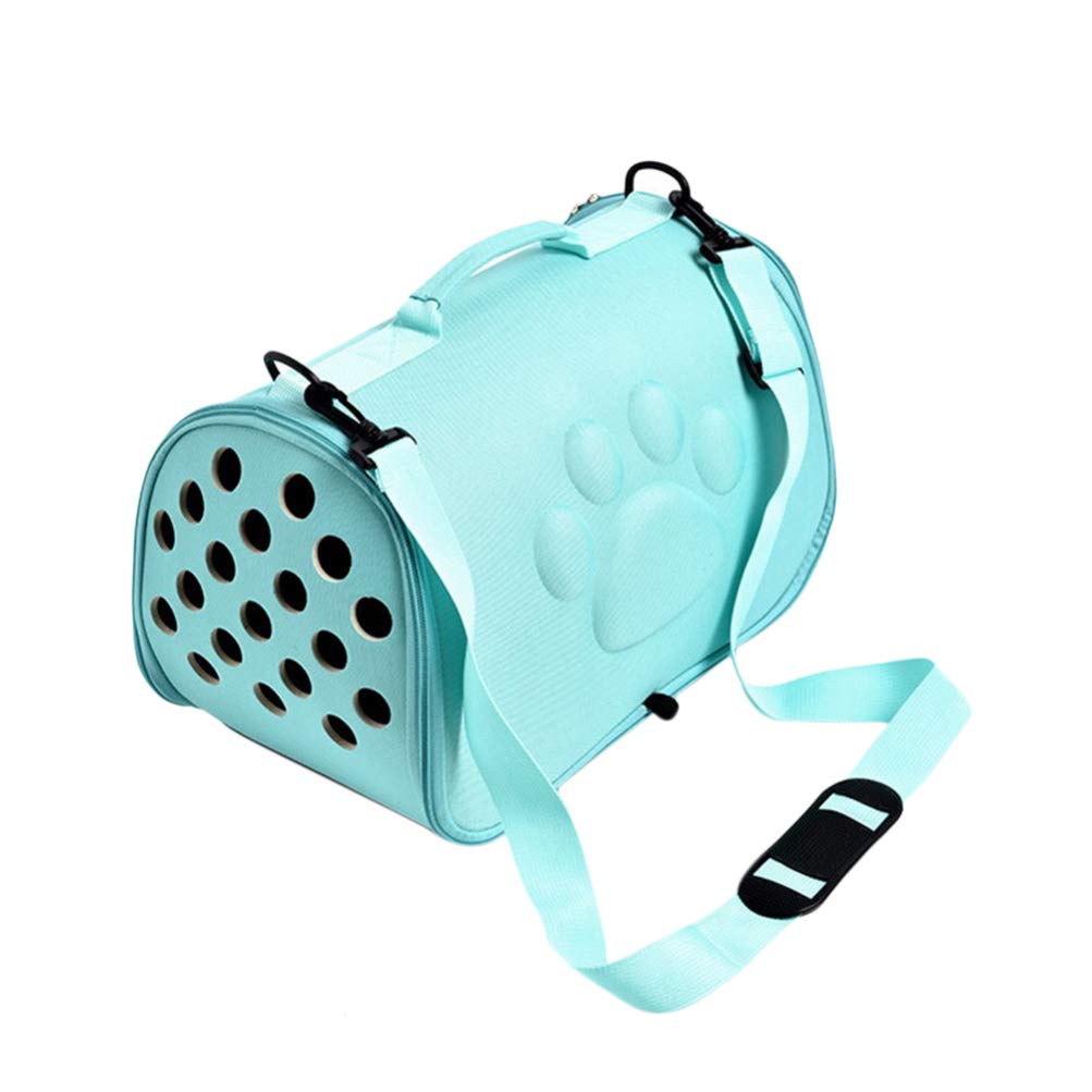Balacoo Soft-Sided Pet Travel Carrier Backpack - Breathable EVA Cat & Dog Carrier with Mesh Windows, Cross-Body Tote for Small Pets (Sky Blue) - Perfect for Air Travel, Hiking, and Vet Visits