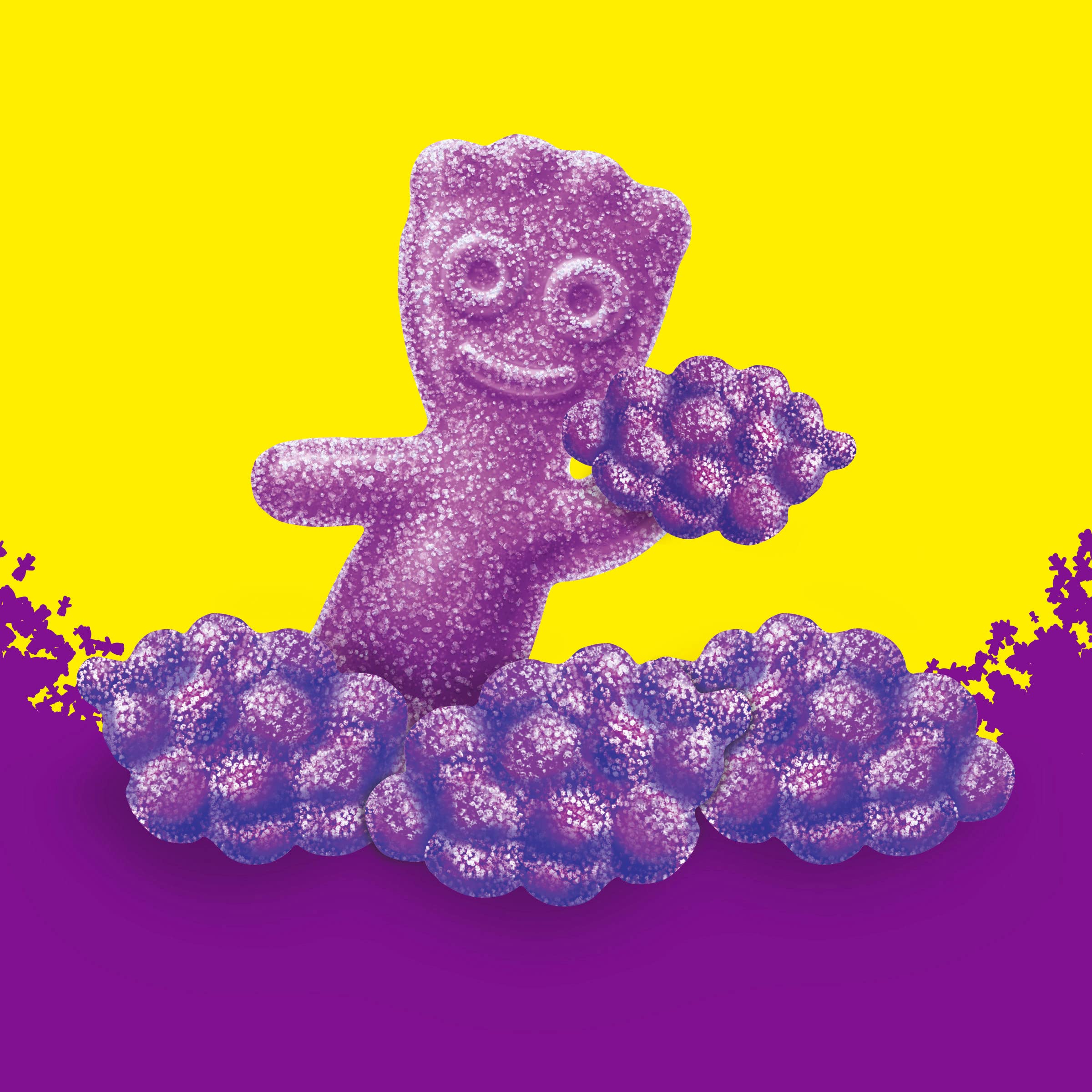 Sour Patch Kids Grape Soft & Chewy Candy - 8.02 oz Pack - Sweet & Tangy Sour Candy for Parties, Movies & Snacking