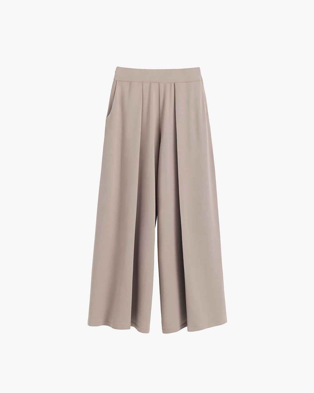 French Terry Pleated Pants for Women - Soft & Comfortable High Waist Lounge Pants - Perfect for Yoga, Travel & Relaxation at Home