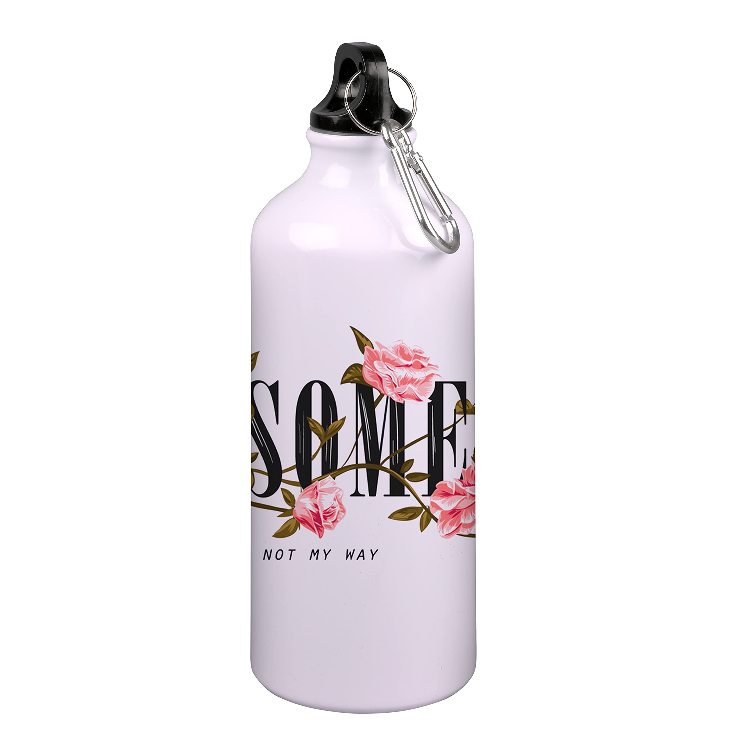 Printed Insulated Sports Water Bottle 600ml - Leakproof & Sleek Design for Gym, School, Yoga, Cycling, Running, Hiking | Perfect for Outdoor Activities, Beach Trips, Picnics & Camping
