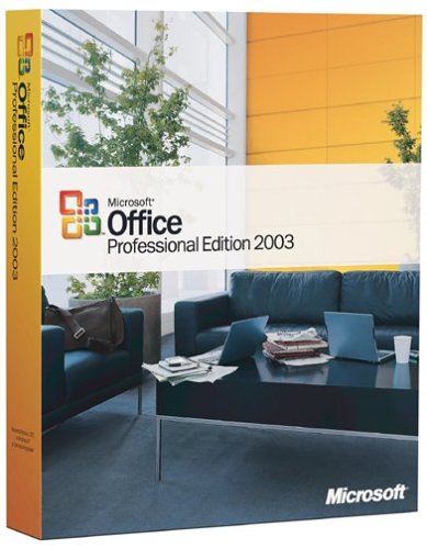 Microsoft Office Professional 2003 - Full Version Software for PC | Word, Excel, PowerPoint, Outlook | Compatible with Windows XP/Vista/7 | Ideal for Home, Office & Business Use