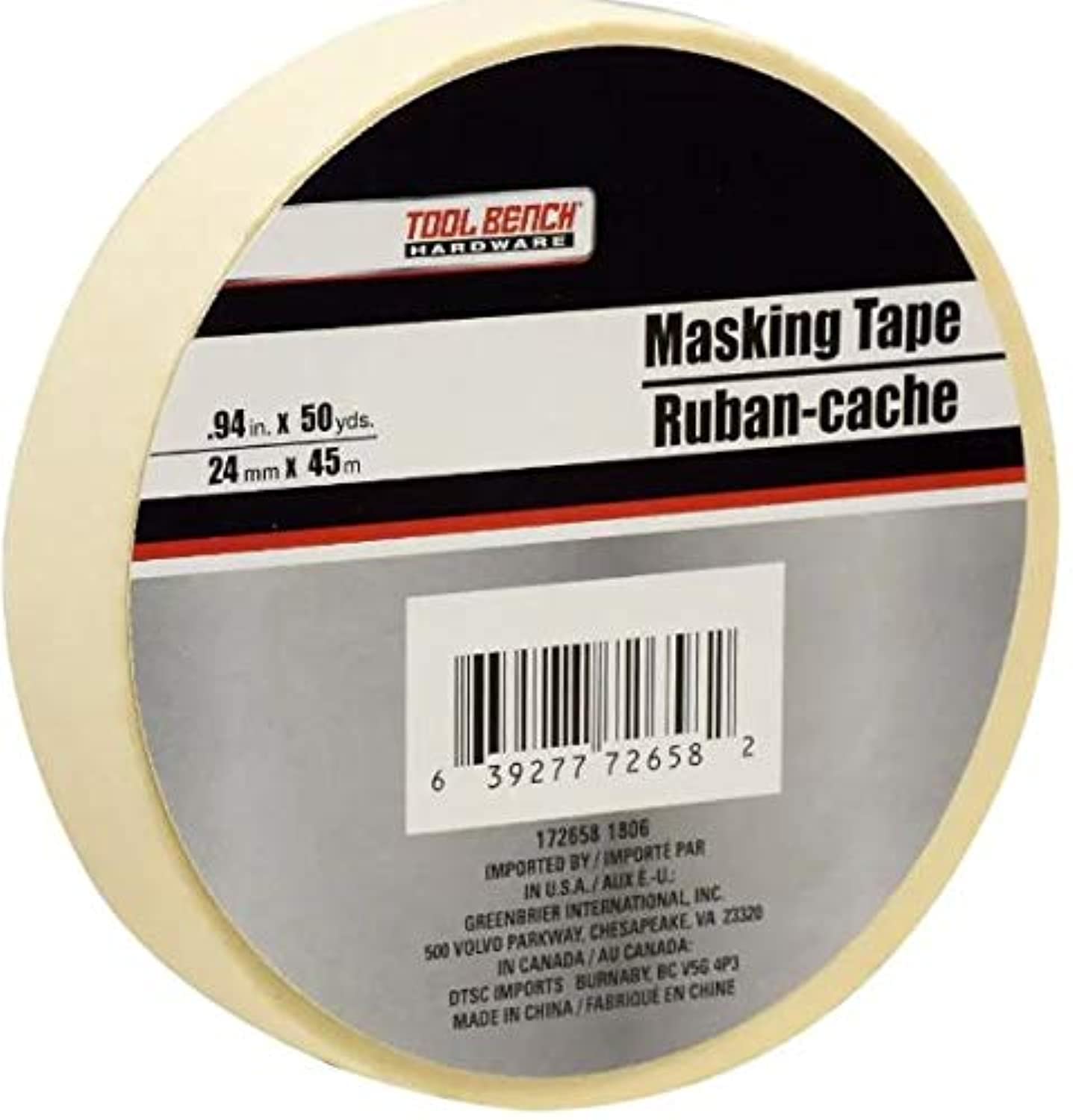 Multi-Purpose Masking Tape - 50 Yards, Strong Adhesive & Easy Tear for Painting, Labeling & DIY Projects - Perfect for Home, Office & Crafting
