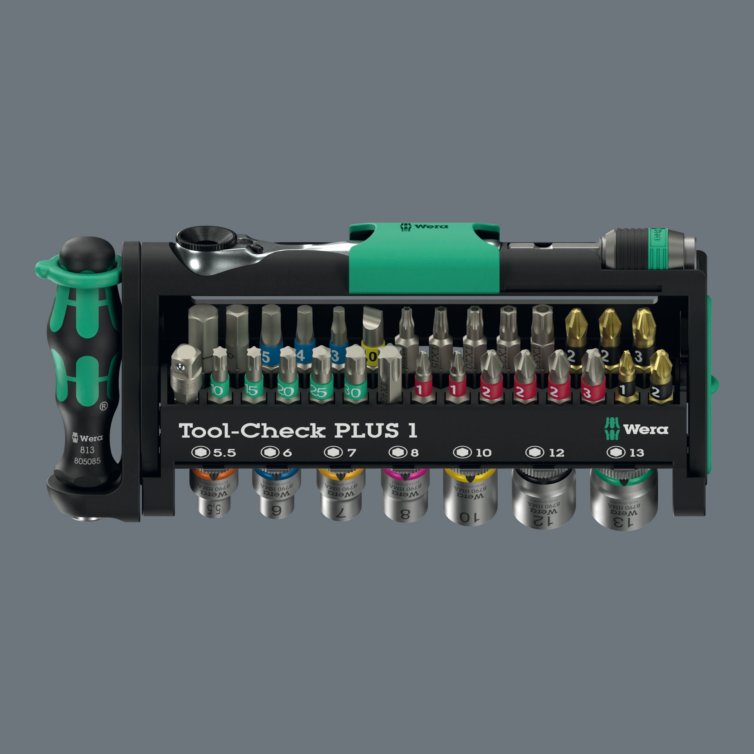 Wera Tool Check PLUS 1 - 39 Piece Precision Screwdriver Set for Electronics, Jewelry & Small Appliances Repair | Compact Portable Case for DIY & Professional Use