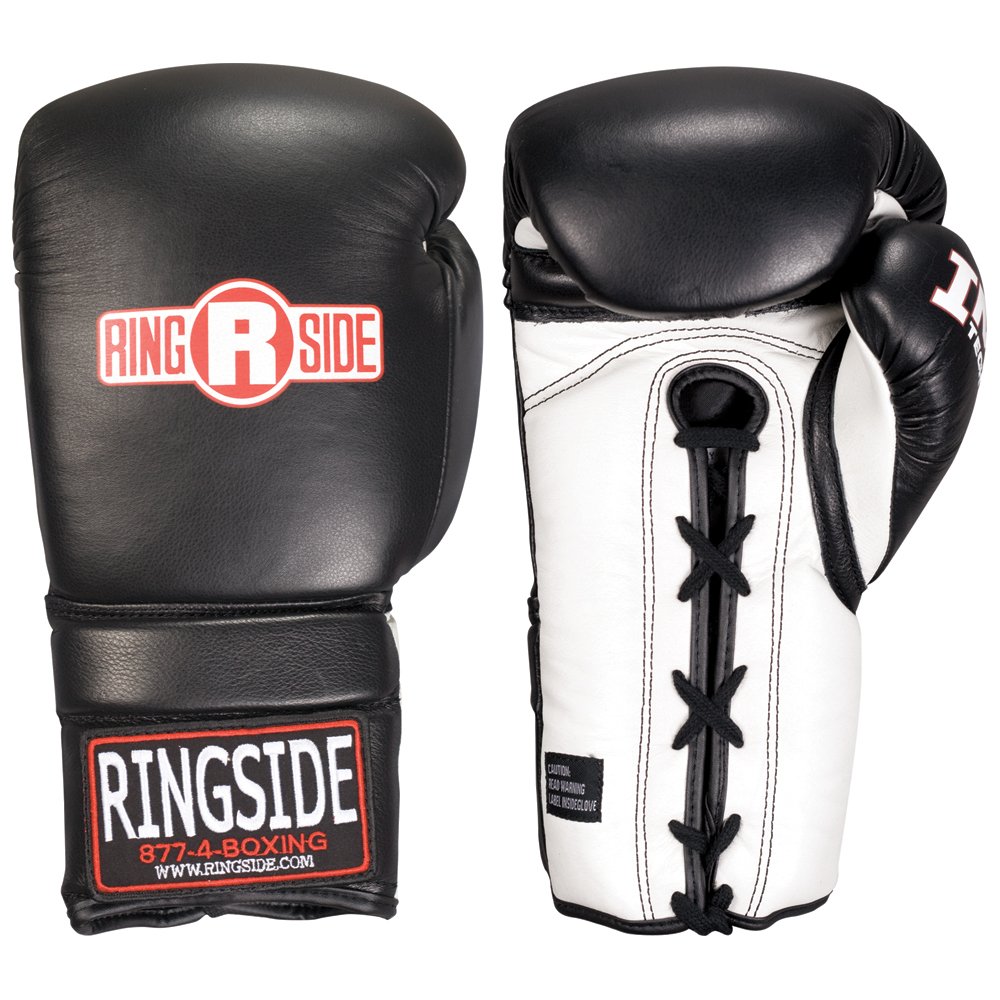 Ringside IMF Tech Lace-Up Sparring Boxing Gloves - Professional Training Gloves for Boxing, MMA & Kickboxing - Ideal for Sparring, Heavy Bag Work & Gym Training
