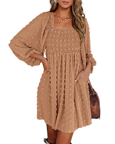 Swiss Dot Khaki