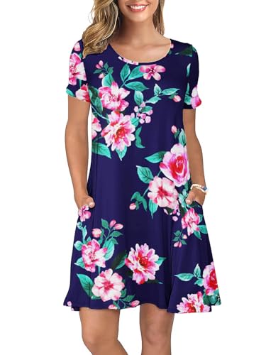 Flower Navy Blue