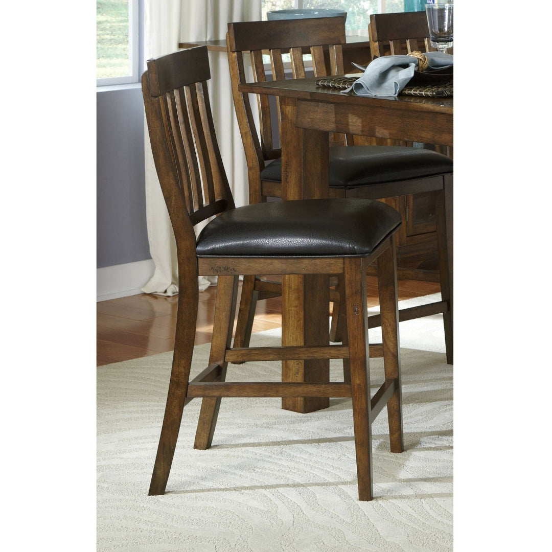 Mariposa Counter Stool - Modern Bar Stool with Back Support, Adjustable Height & Swivel Base for Kitchen Island, Breakfast Bar & Home Decor