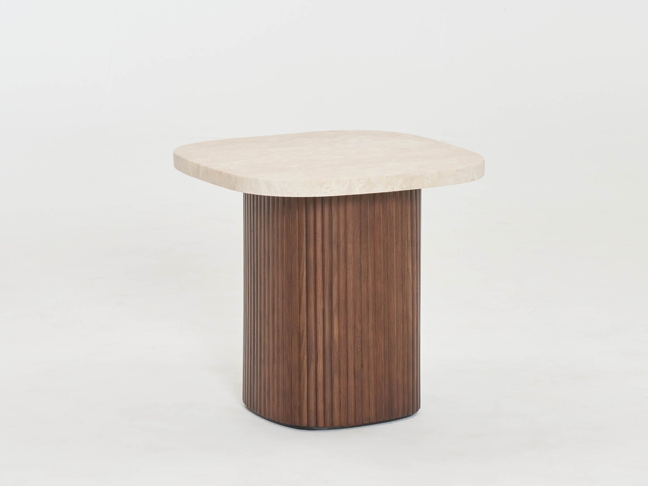Modern Gion Side Table - Small End Table with Storage Shelf, Nightstand for Bedroom, Living Room, or Office - Wooden Accent Table for Home Decor