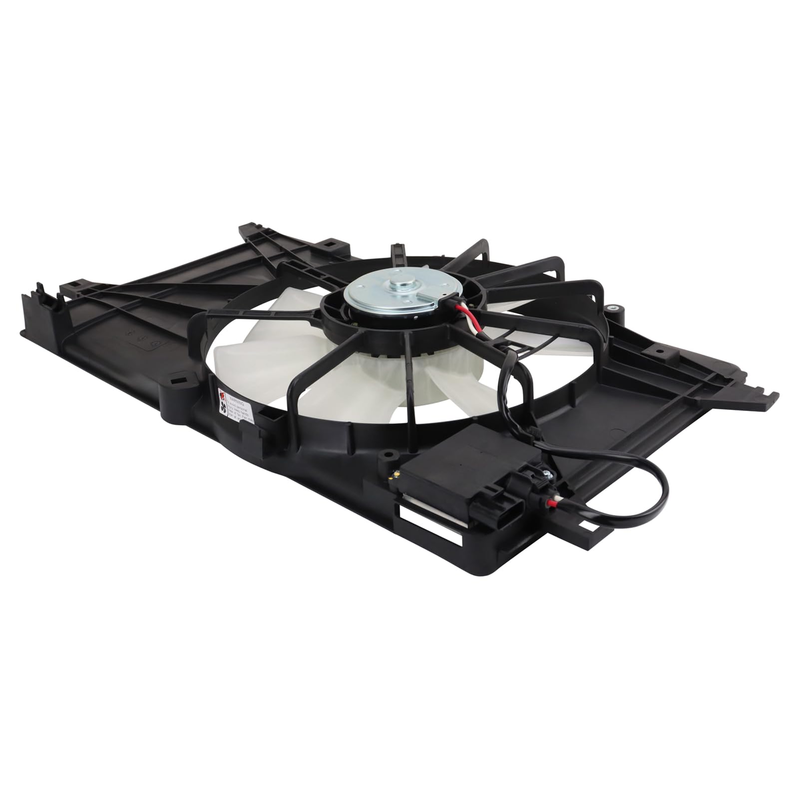 TRQ Radiator Cooling Fan Assembly for 2006-2010 Mazda 5 - Replacement Part MA3115137 - Perfect for Overheating Prevention & Summer Driving