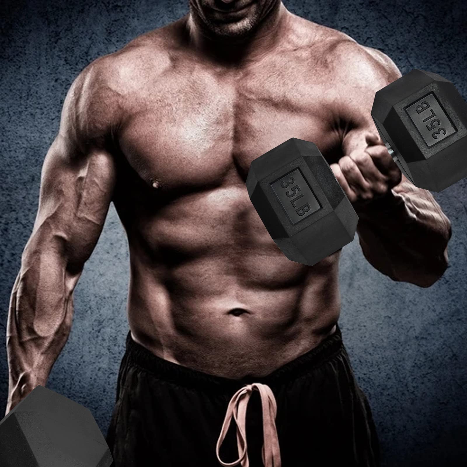 Sanamity Adjustable Dumbbell Barbell Weight Set - 44lb Free Weights for Home Gym, Strength Training & Full Body Workout - Perfect for Weightlifting, CrossFit & Fitness Enthusiasts