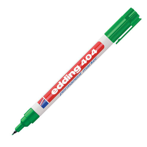edding 404 Permanent Marker Pen Bullet Tip - Black Ink, Quick-Drying, Fade-Resistant for Office, School & Industrial Labeling