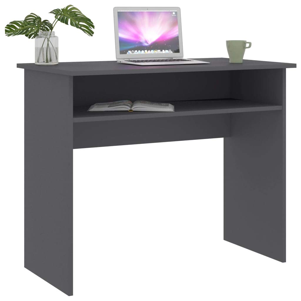 FAMIROSA Gray Computer Desk 35.4