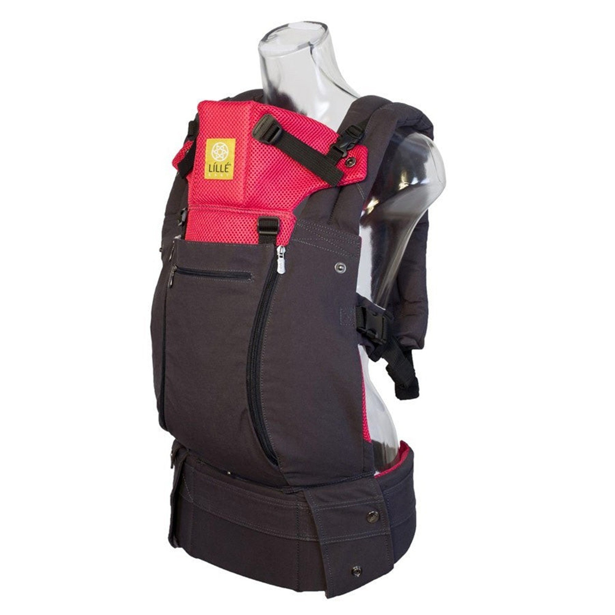 Lillebaby All Seasons Baby Carrier - Ergonomic, Adjustable & Comfortable Infant Carrier for Hands-Free Parenting - Perfect for Hiking, Travel & Daily Use (Berry)