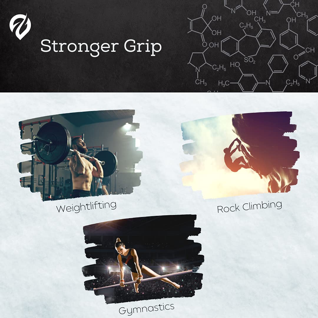 **Liquid Chalk for Weightlifting & Rock Climbing - Sweat-Resistant, Long-Lasting Grip Enhancer for Gym, Gymnastics & Dance - Mess-Free Workout Solution**    *(Perfect for weight training, bouldering, pole dancing & improving grip strength during intense workouts!)*