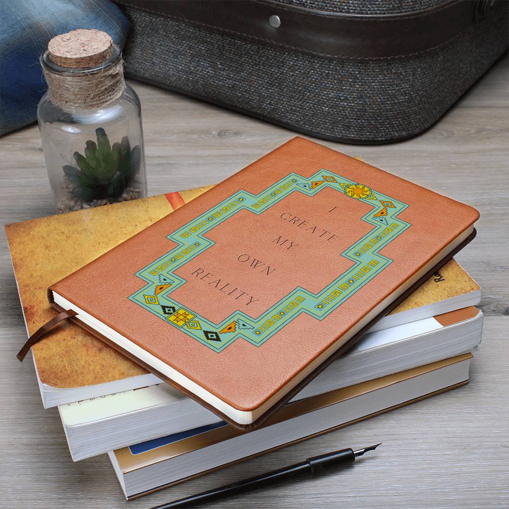 Southwestern Vegan Leather Journal - Handmade Leather Notebook for Writing, Sketching & Journaling - Perfect Gift for Writers, Artists & Dreamers - Use for Daily Reflection, Creative Projects & Personal Growth