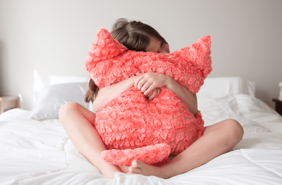 Soft Plush Cat Ear Throw Pillow Cover - Cute Decorative Pillow Case for Bed, Couch & Sofa - Perfect for Home Decor, Living Room & Bedroom Aesthetics