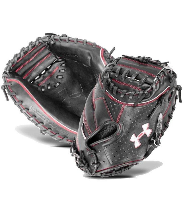 Under Armour UACM 100 Adult Baseball Catcher's Mitt - Premium Leather Glove for Baseball & Softball Players - Perfect for Training, Games & Professional Use
