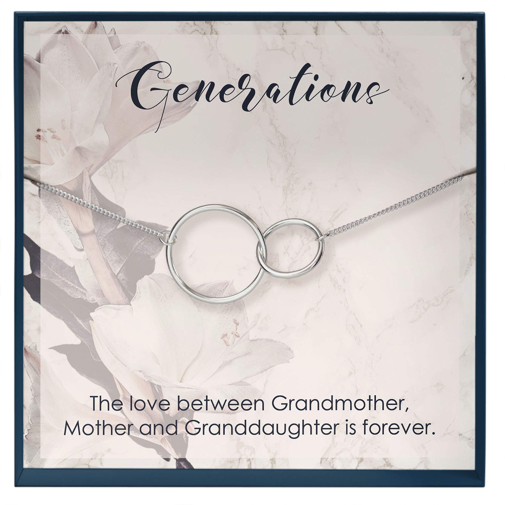 Personalized Family Tree Necklace for Grandma - Unique Grandmother Gifts from Granddaughter, Nanny Jewelry for Special Occasions | Perfect for Mother's Day, Birthday & Anniversary Gifts