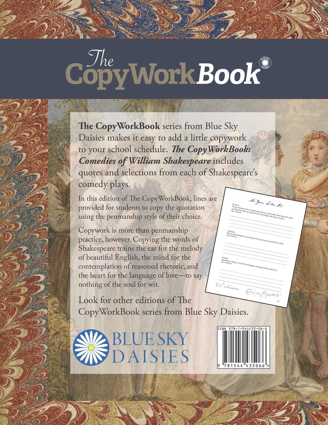 The CopyWorkBook: Comedies of William Shakespeare - Handwriting Practice & Literary Study | Perfect for Homeschooling, Classroom Learning & Shakespeare Enthusiasts