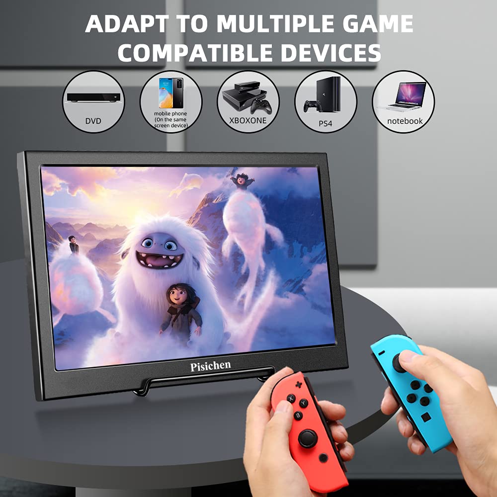 17.3 Inch Portable Monitor - Full HD 1600x900 USB HDMI External Display for Laptop, PC, PS4, PS3, Xbox One & Raspberry Pi - Perfect for Gaming, Work & Travel