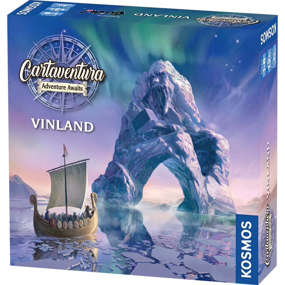 Cartaventura: Vinland - Viking Adventure Board Game for Adults & Teens | Strategy Game with Historical Exploration Theme | Perfect for Game Nights & Family Gatherings