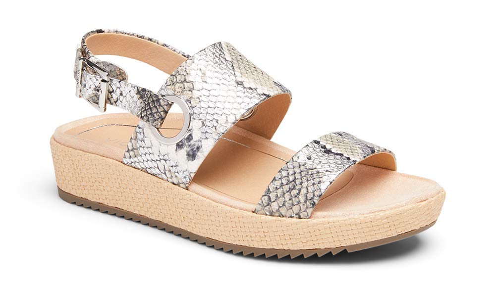 Vionic Women's Louise Platform Sandal - Orthotic Support Flatform Sandals for Women | Comfortable Walking Shoes for Beach, Travel & Everyday Wear