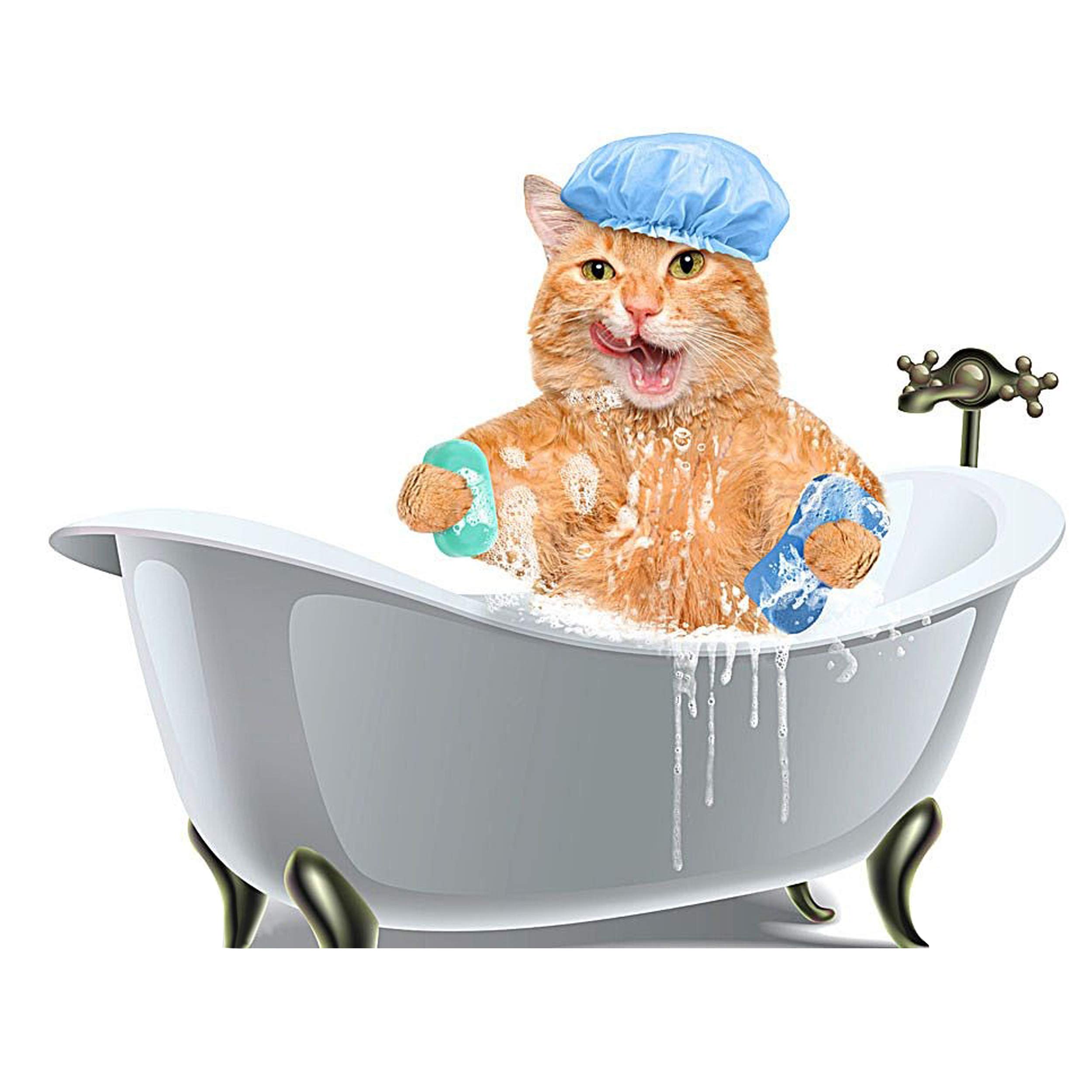 Adjustable Multifunctional Polyester Cat Bathing Bag - Pet Shower & Nail Trimming Mesh Net for Grooming (Yellow) - Perfect for Home Pet Care & Vet Visits