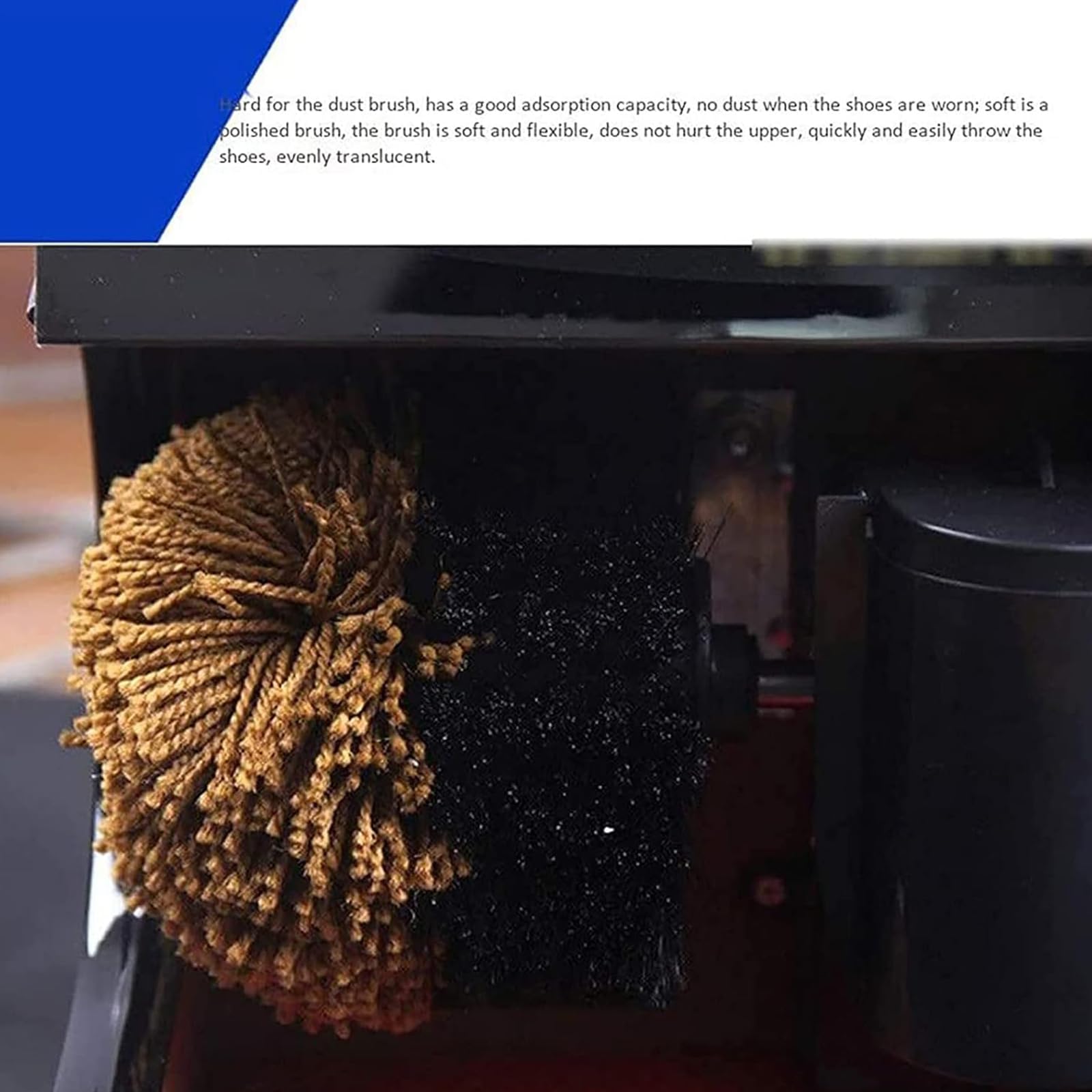 Automatic Induction Shoe Polisher Machine - Electric Leather Shoe Brush Cleaner for Home & Office Use - Metallic Finish - Perfect for Dress Shoes, Boots & Leather Care