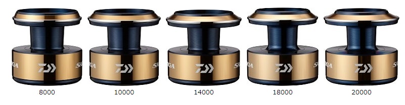 Daiwa Saltiga 20 SLPW Spare Spool - Gold Replacement Spool for Saltwater Fishing Reels - Perfect for Offshore & Big Game Fishing