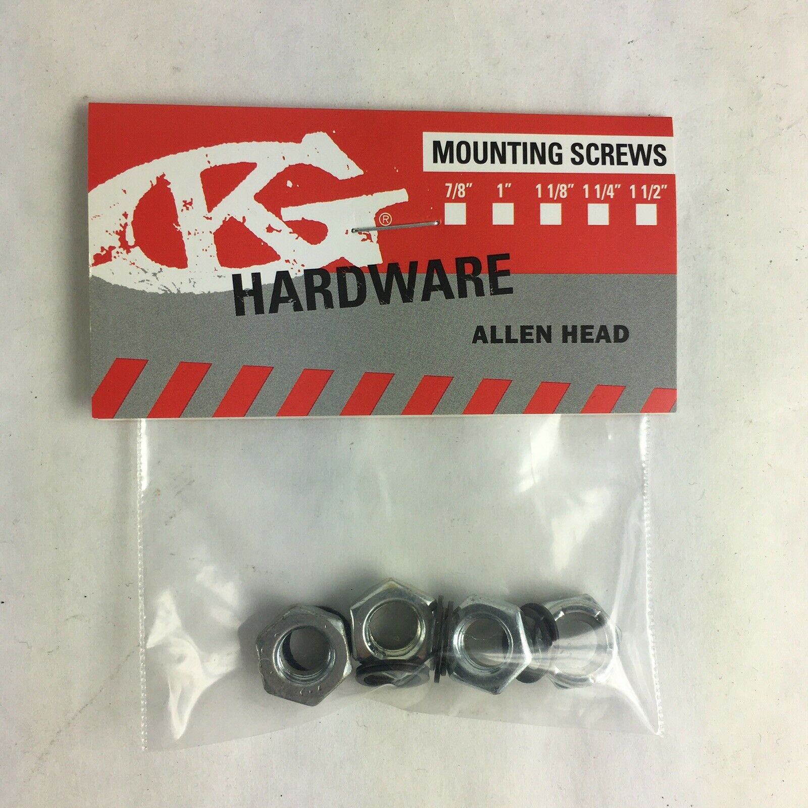 Grind King Skateboard Truck Axle Lock Nuts & Washers Set - High-Speed Rings for Smooth Riding | Perfect for Street Skating & Park Tricks
