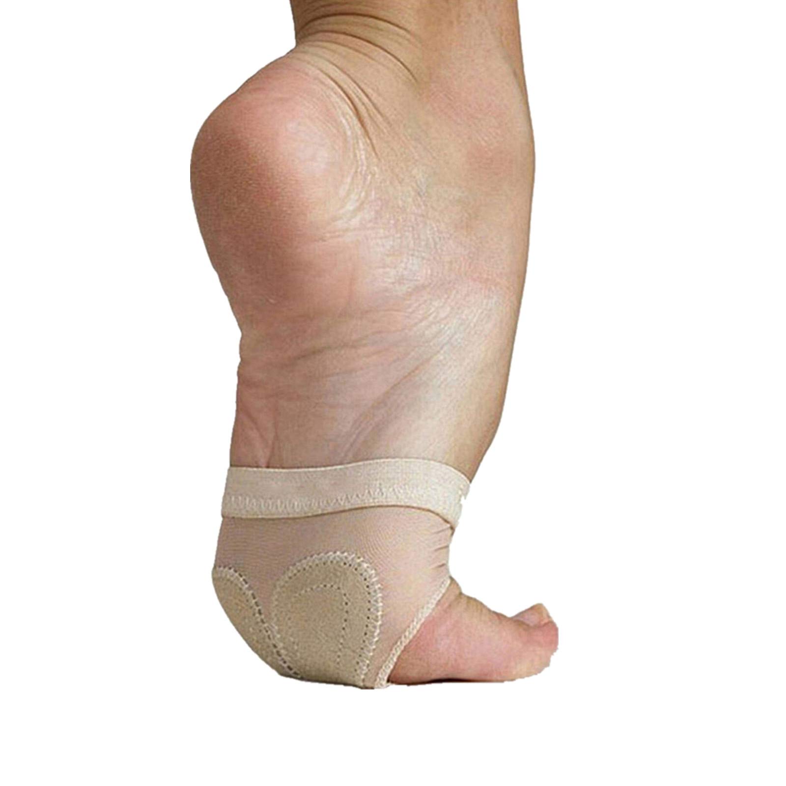 Women's Half Sole Dance Shoes - Barefoot Thong Ballet Slippers for Lyrical, Jazz & Fitness - Comfortable Non-Slip Paw Grip for Dance Practice, Yoga & Gym Workouts