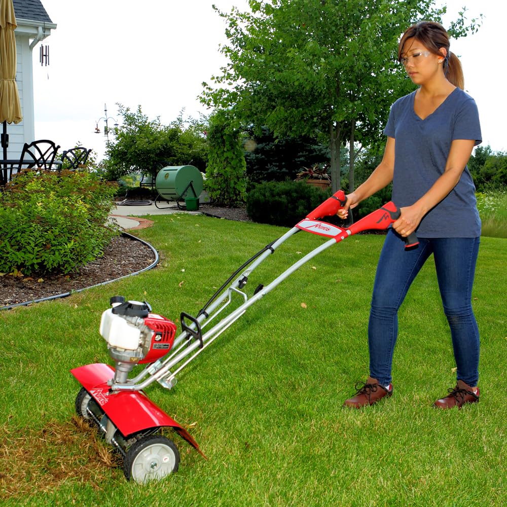 Mantis 5222 Power Tiller Dethatcher Attachment - Heavy Duty Lawn Aerator & Garden Cultivator for Soil Preparation | Perfect for Spring Lawn Care, Yard Maintenance & Professional Landscaping