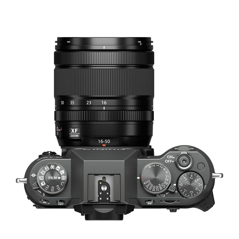 FUJIFILM X-T50 Mirrorless Digital Camera with XF 16-50mm f/2.8-4.8 Lens Kit - Charcoal Silver | Professional Photography, Travel & Vlogging | Perfect for Street Photography, Portraits & YouTube Content Creation