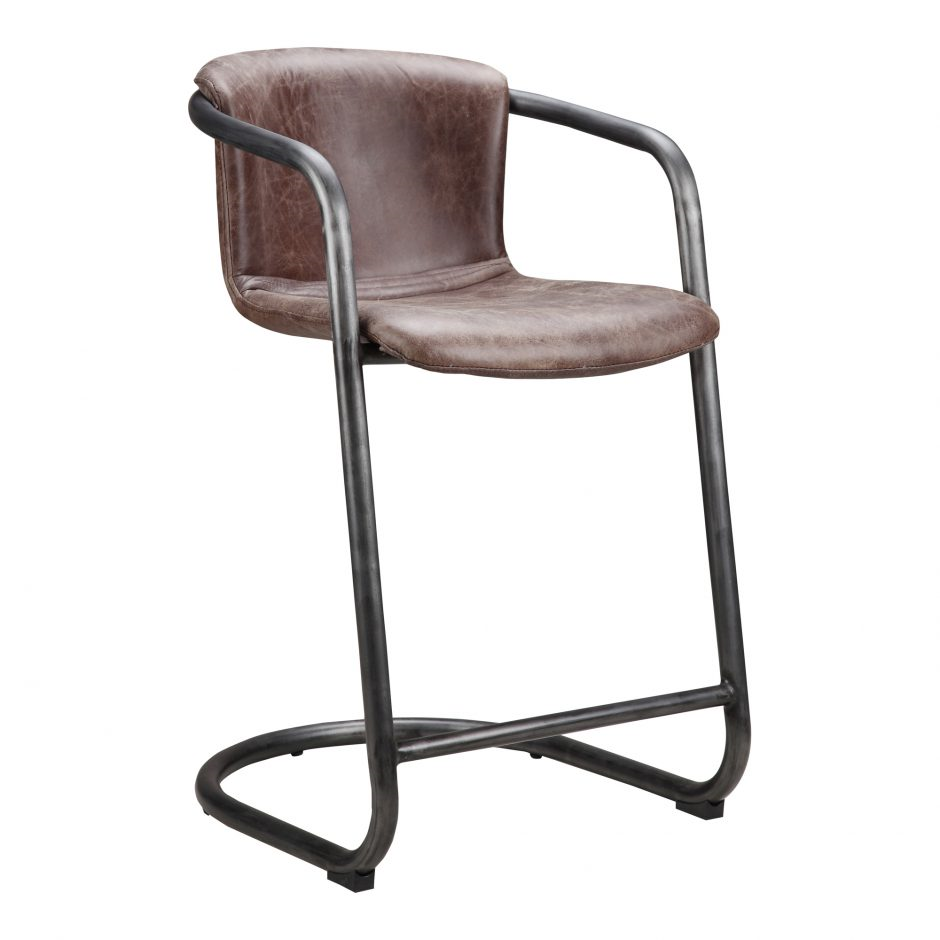 Freeman Stool Light Brown - Modern Wooden Bar Stool for Kitchen, Dining Room & Home Decor - Comfortable & Stylish Seating Solution