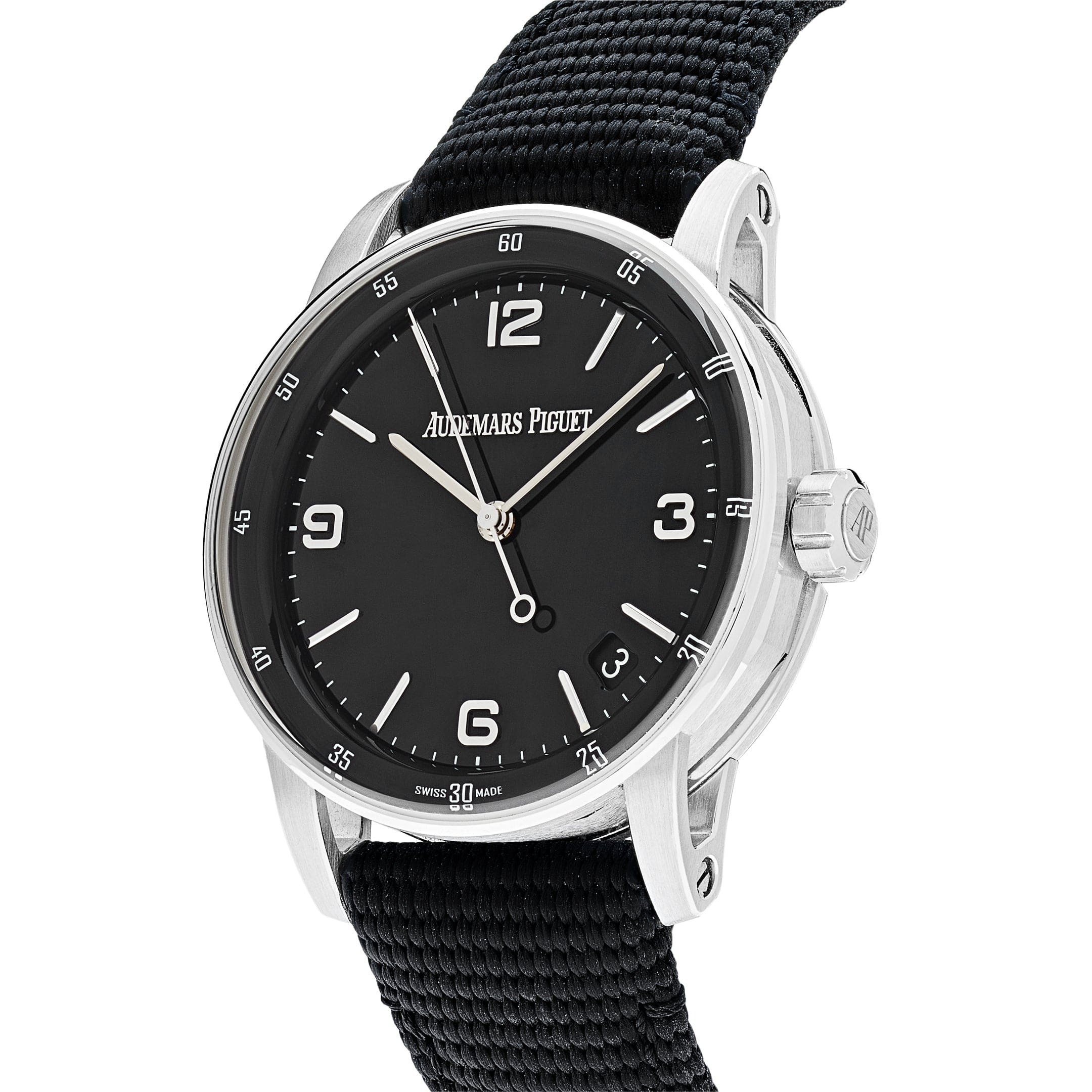 Audemars Piguet Code 11.59 15210BC.OO.A002CR.01 18K White Gold Men's Watch with Black Dial - Luxury Dress Watch for Business & Formal Occasions