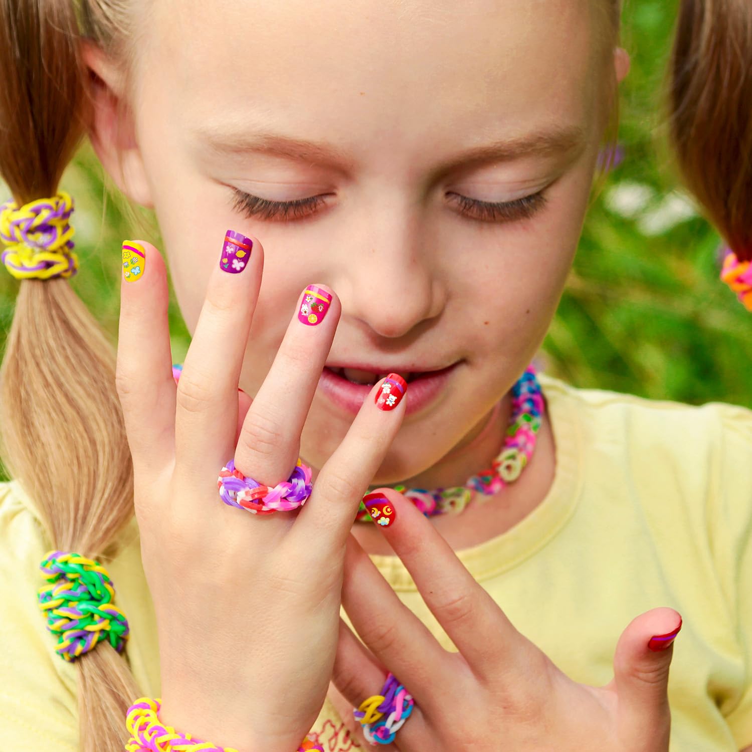 Cute Kawaii Nail Stickers for Kids & Women - 300+ Designs for Party & Daily Use