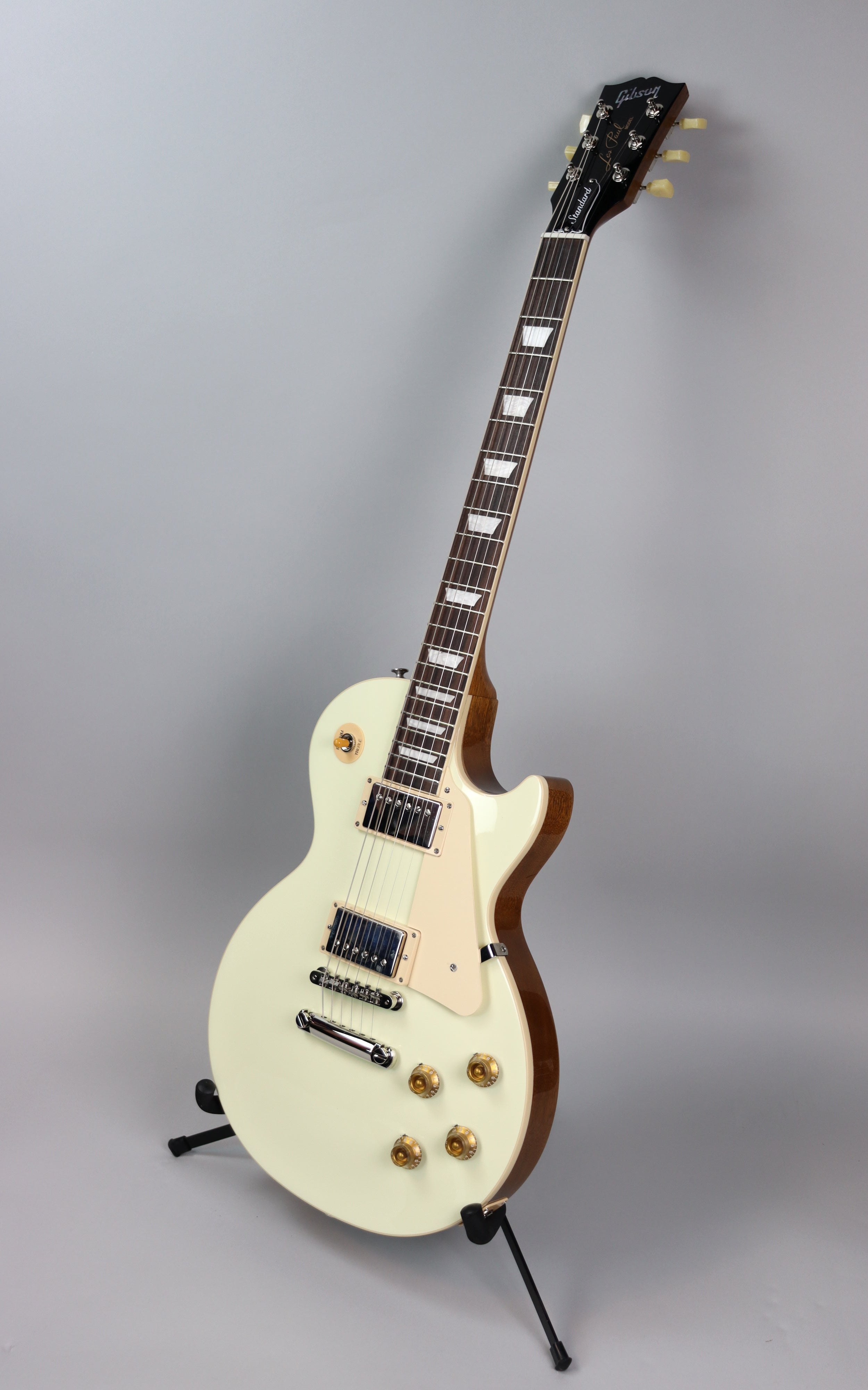 Gibson Les Paul Standard '50s Electric Guitar - Plain Top, Classic White Finish | Perfect for Rock, Blues & Studio Recording